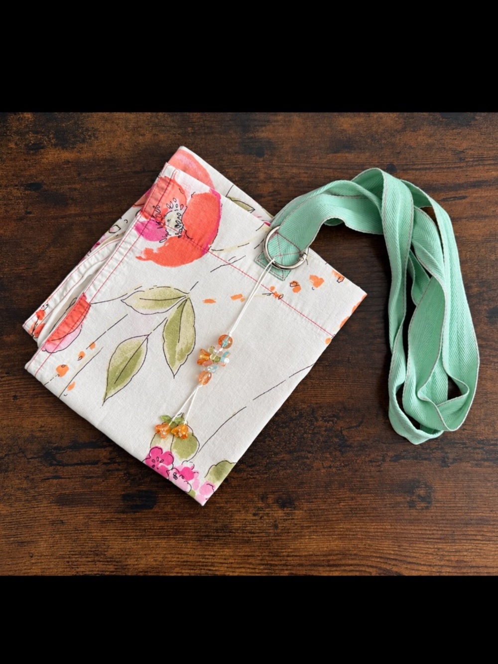 Botanical Cotton Book Tote
